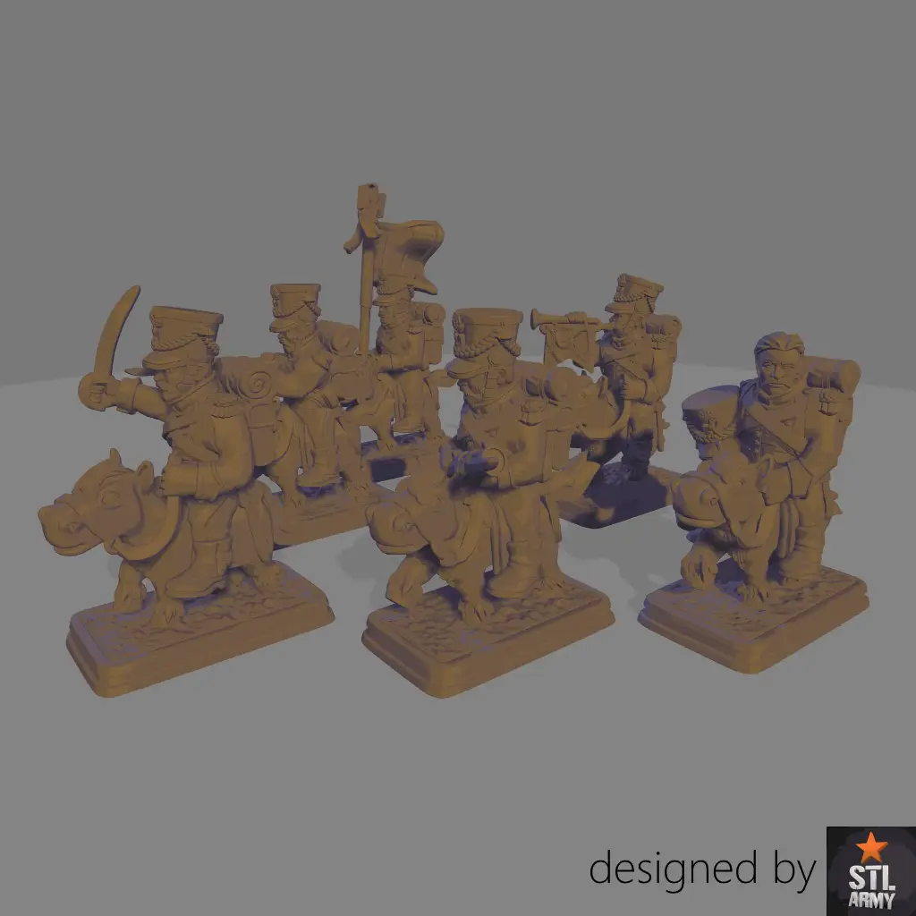 Pack de cavaliers Français